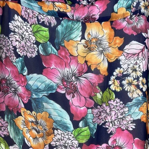 Rachel Pally Dress Women 1X Floral Maxi Flowy Garden Party Coquette Boho NEW - Picture 15 of 15